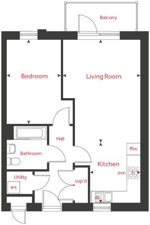River Gateway, Ashton floorplan