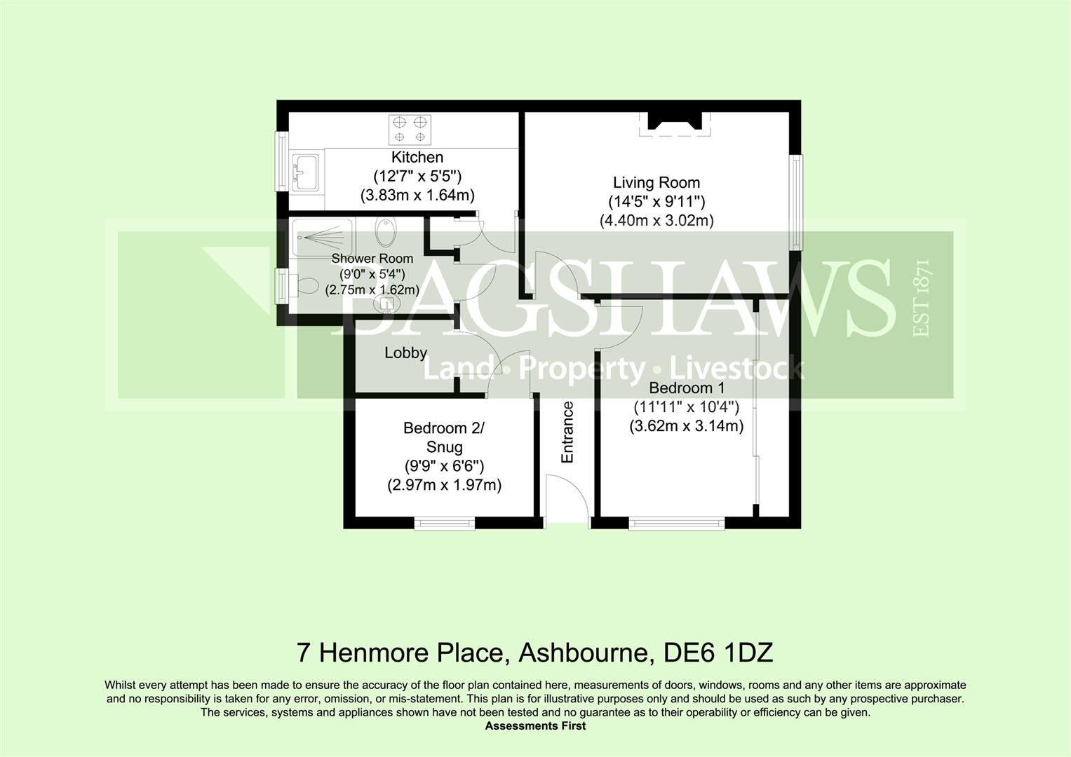 Henmore Place, Ashbourne floorplan