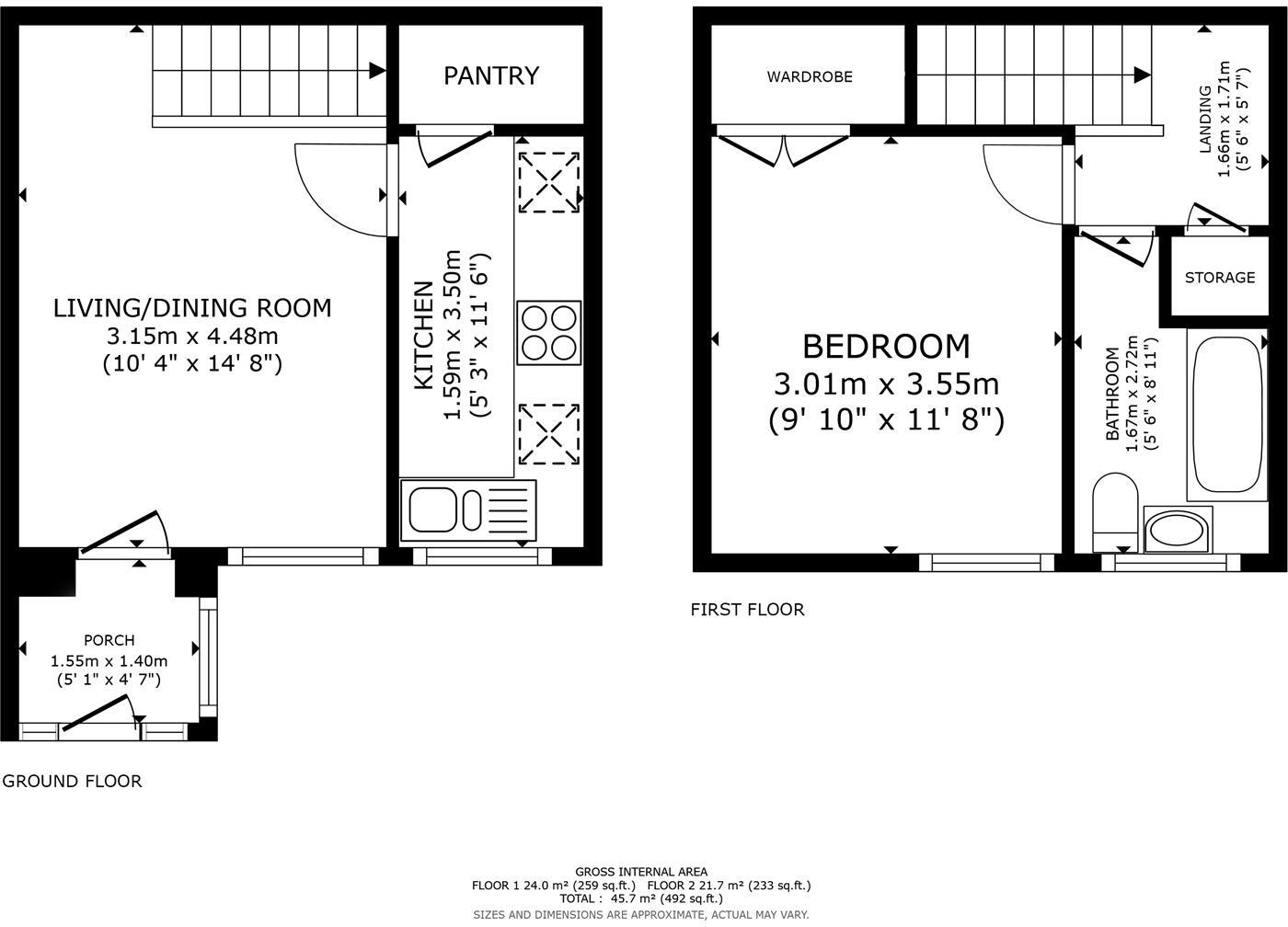 Frith Close, Shrewsbury floorplan