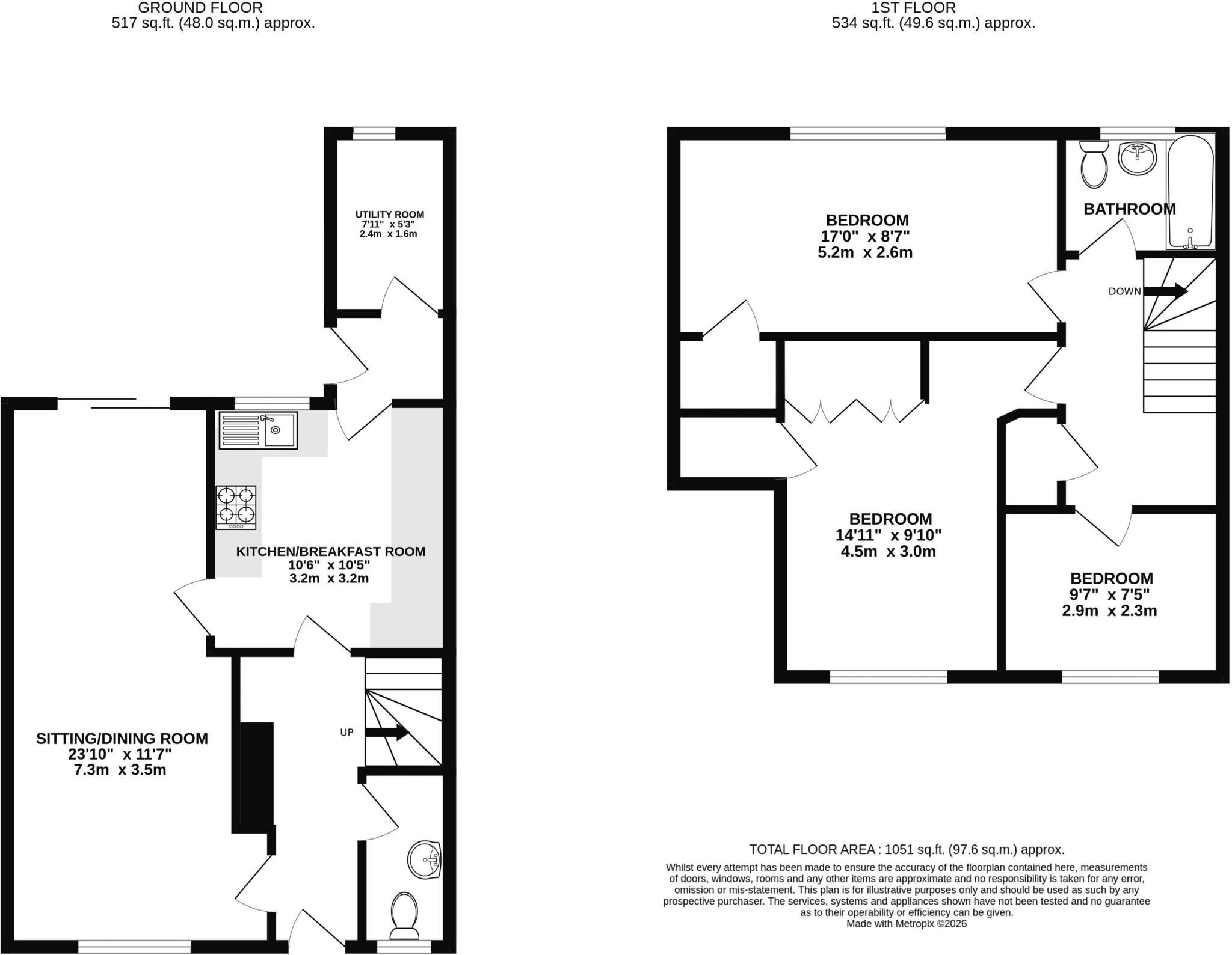 Bray Close, Burlescombe floorplan