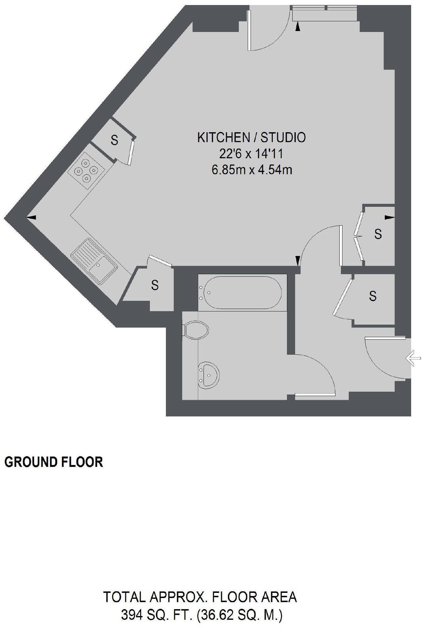 St. Annes Street, Limehouse floorplan