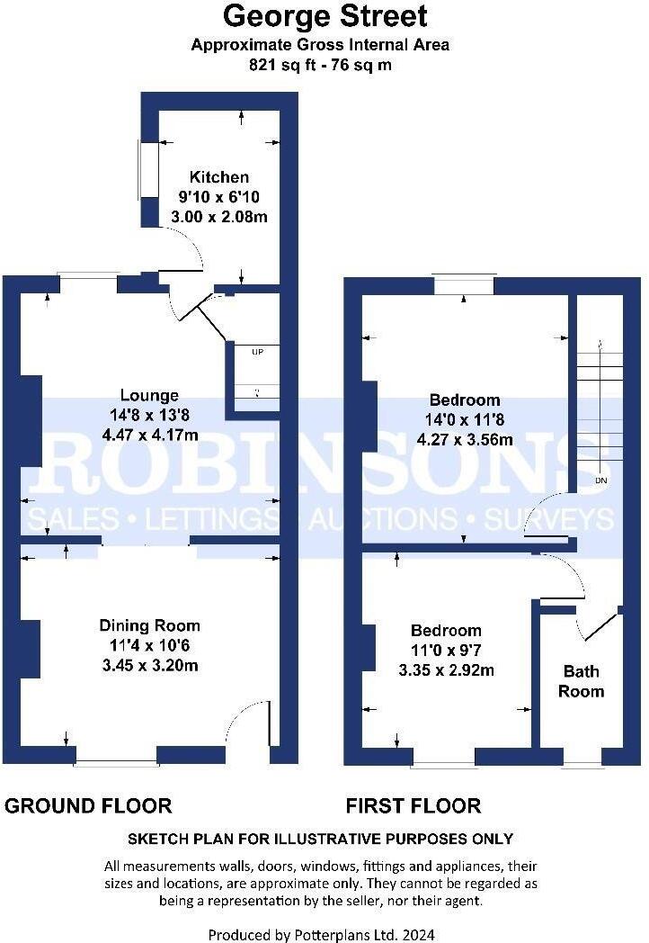 George Street, Langley Park, Durham floorplan