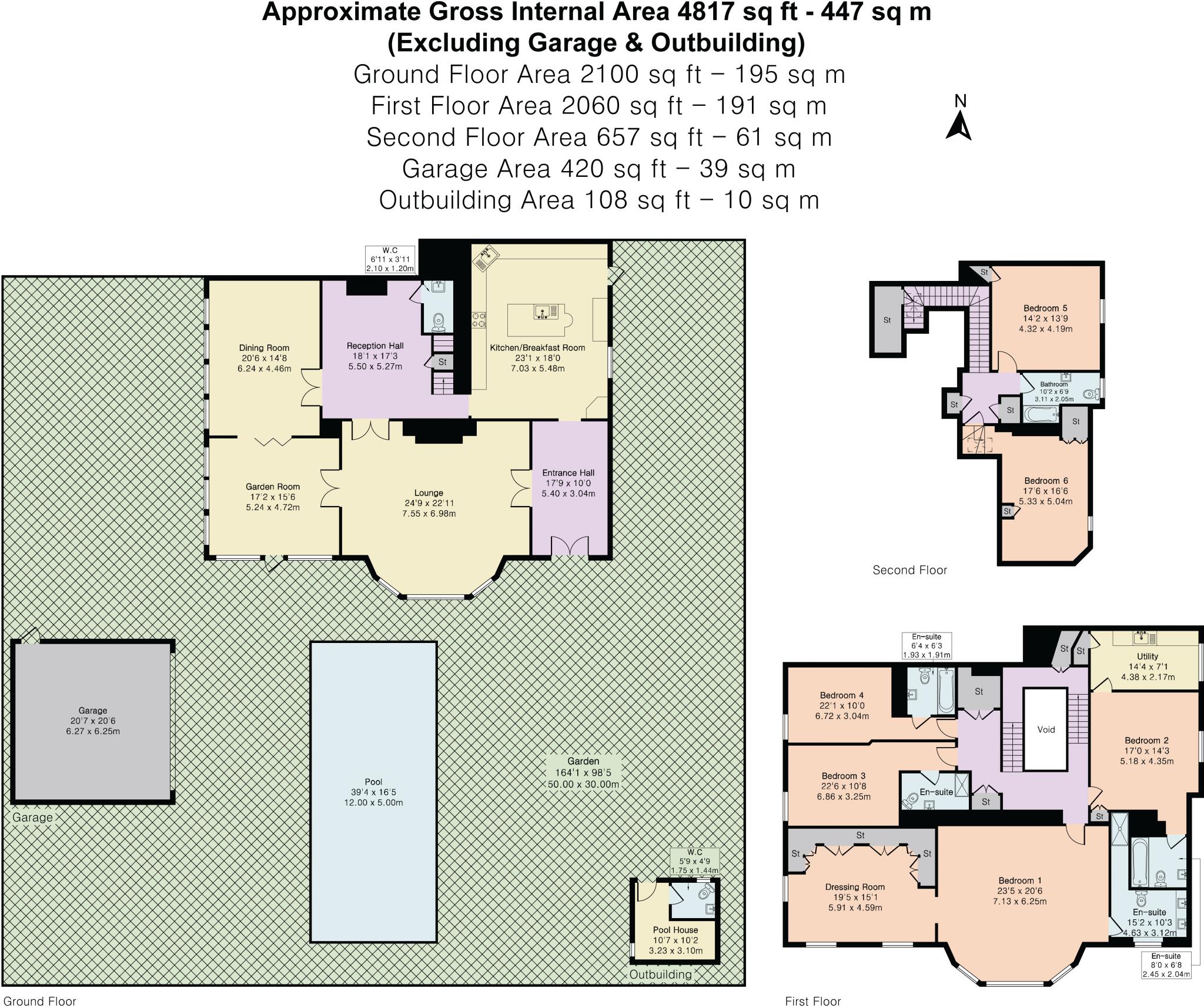 Kentish Lane, Brookmans Park, Hertfordshire, AL9 floorplan