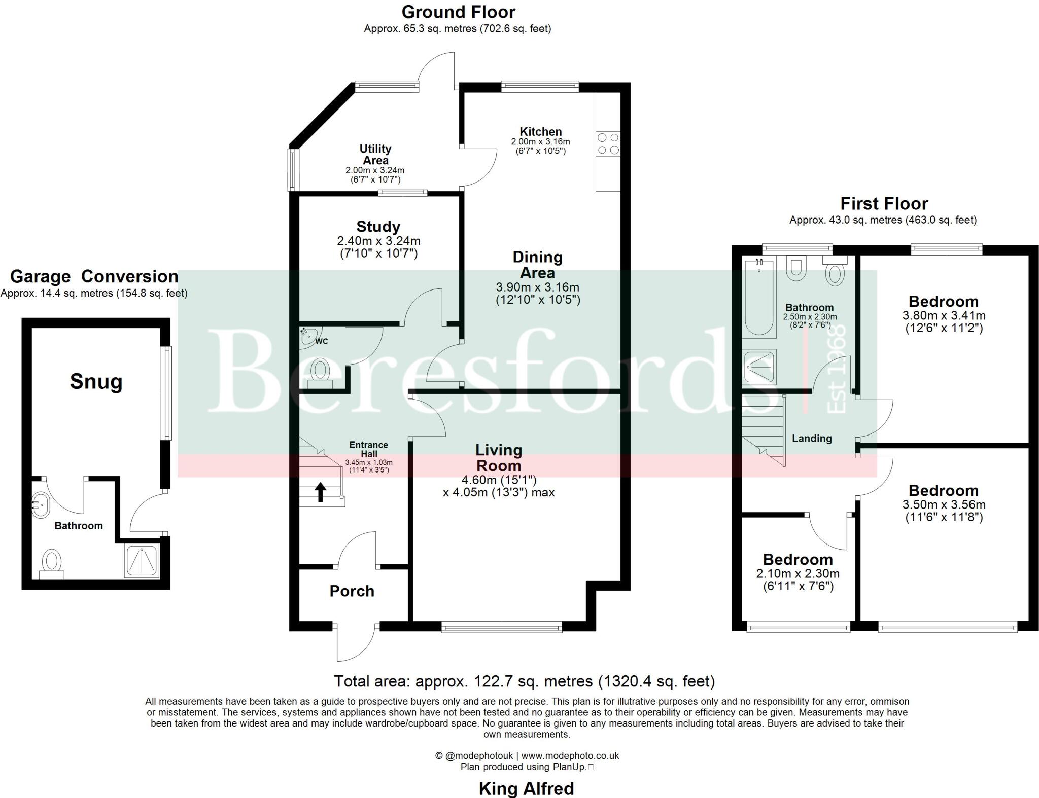 King Alfred Road, Romford, RM3 floorplan