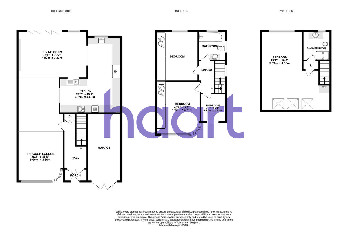 Barnhill Road, Hayes floorplan
