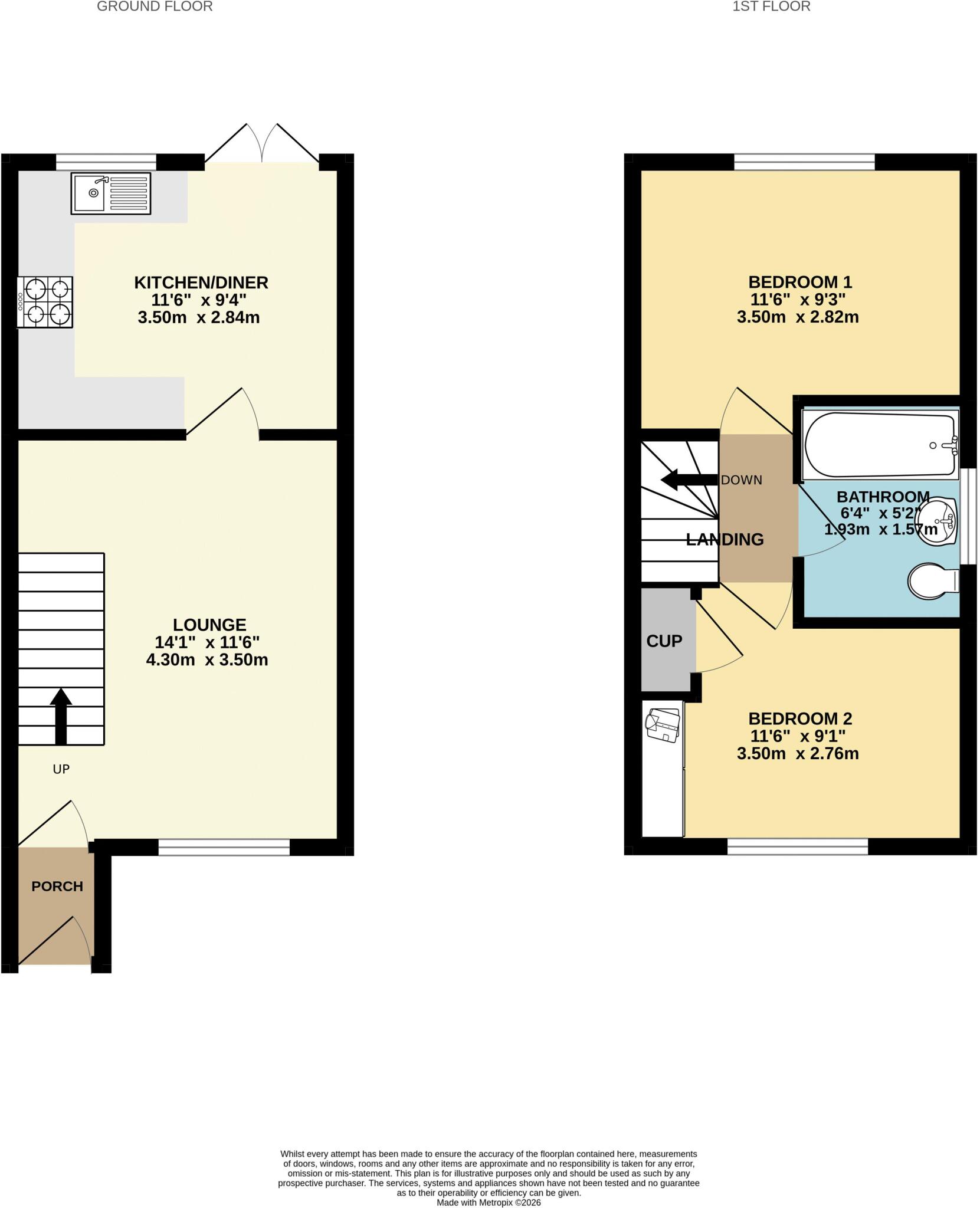 Weeping Elm Way, Scunthorpe floorplan