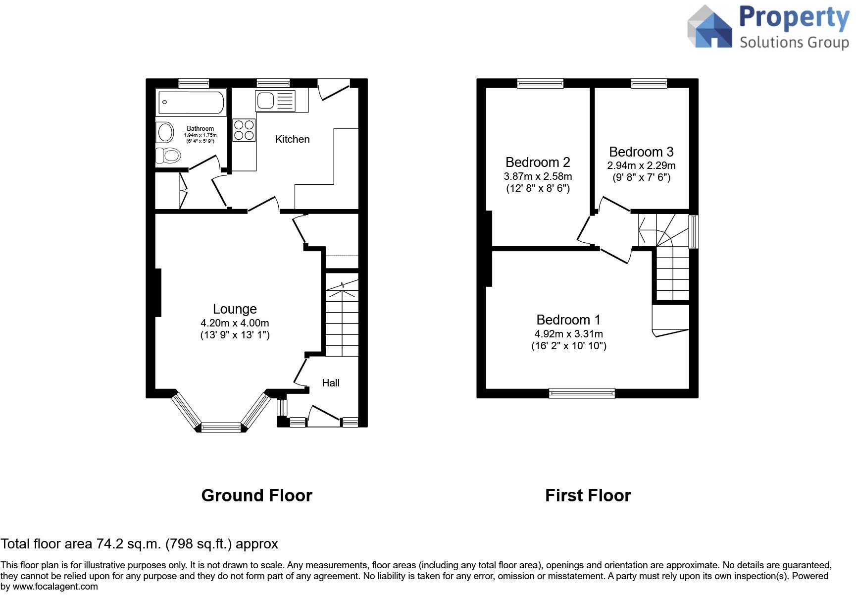 Elgin Grove, Birmingham floorplan