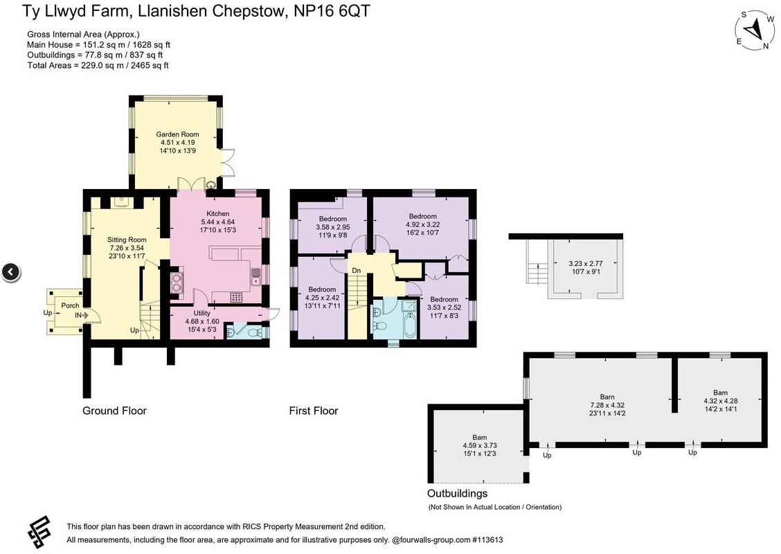 Llanishen, Chepstow, Monmouthshire NP16 floorplan
