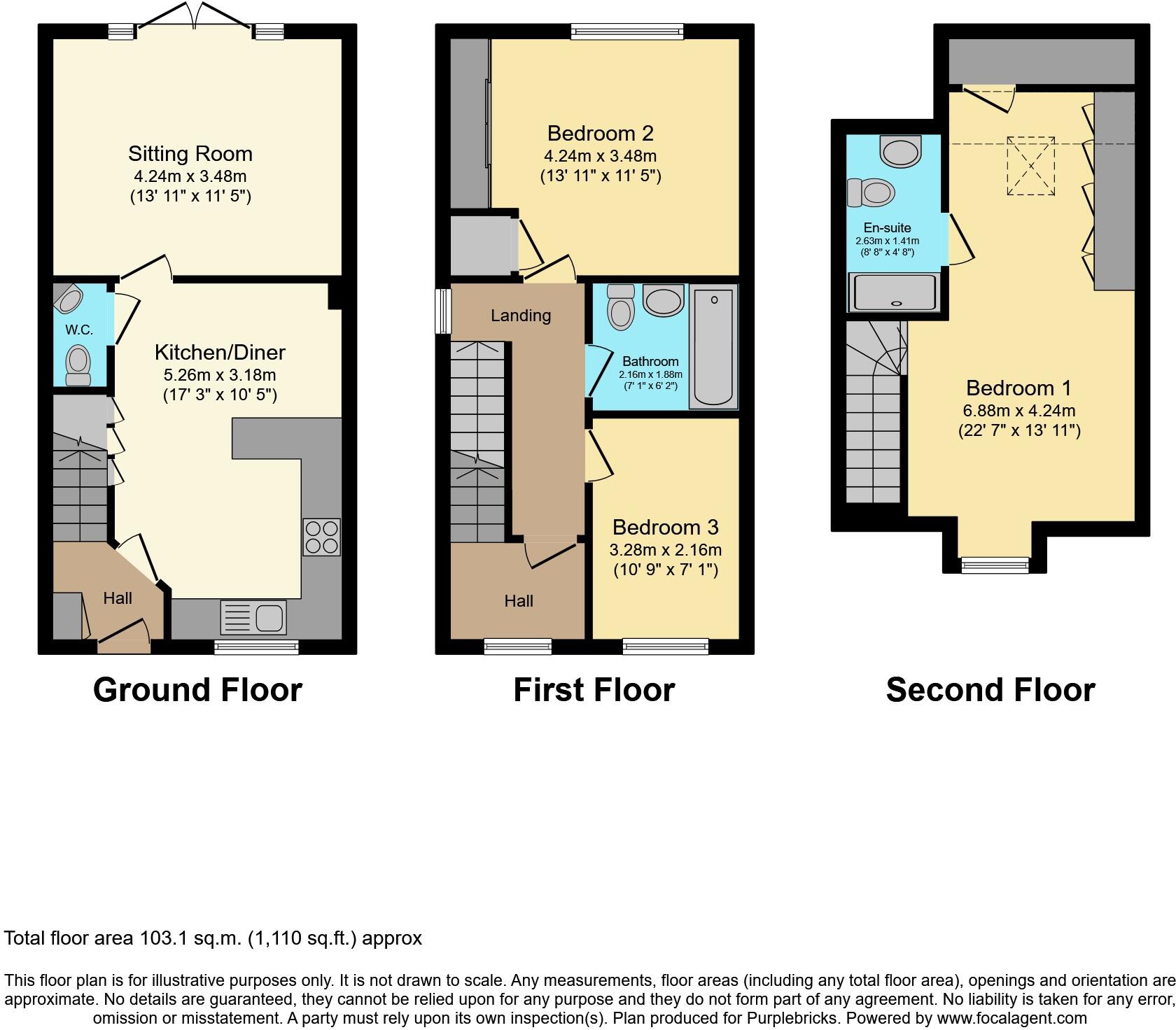 Armfield Grove, Leigh, WN7 floorplan