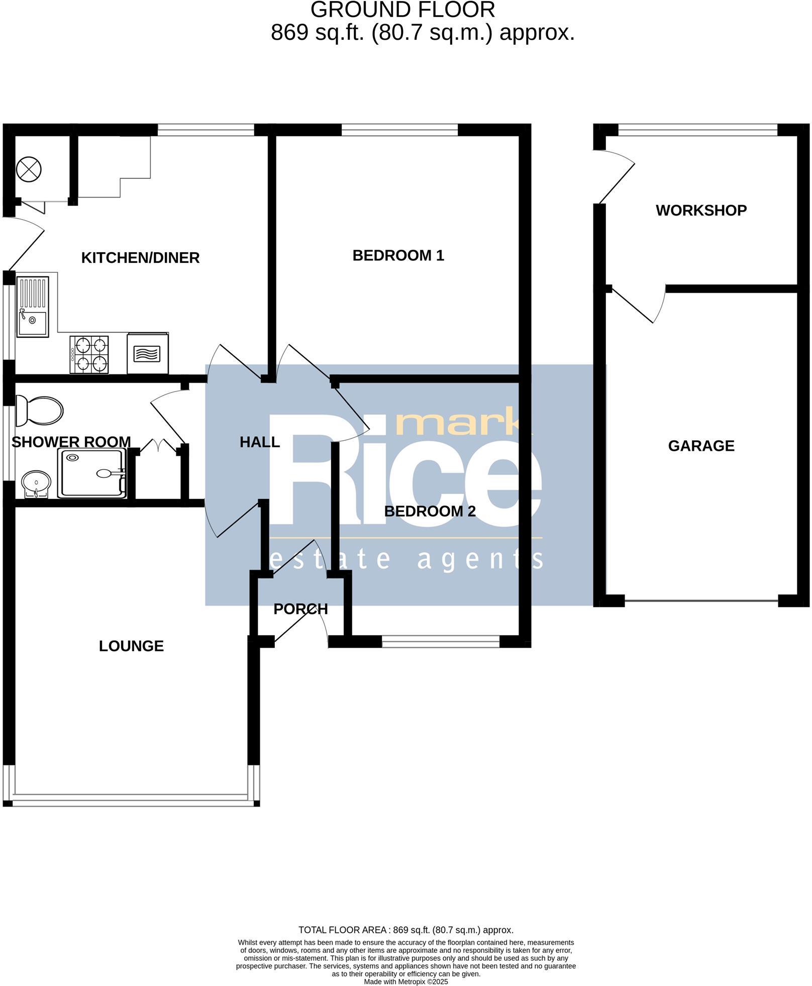 Meadowfield, Sleaford floorplan
