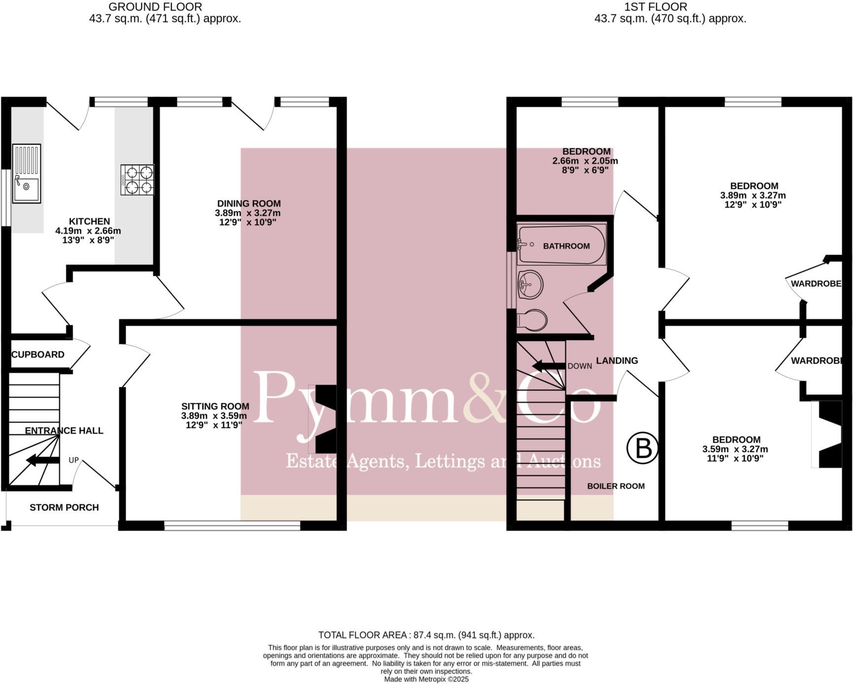 Common Lane, Sheringham floorplan