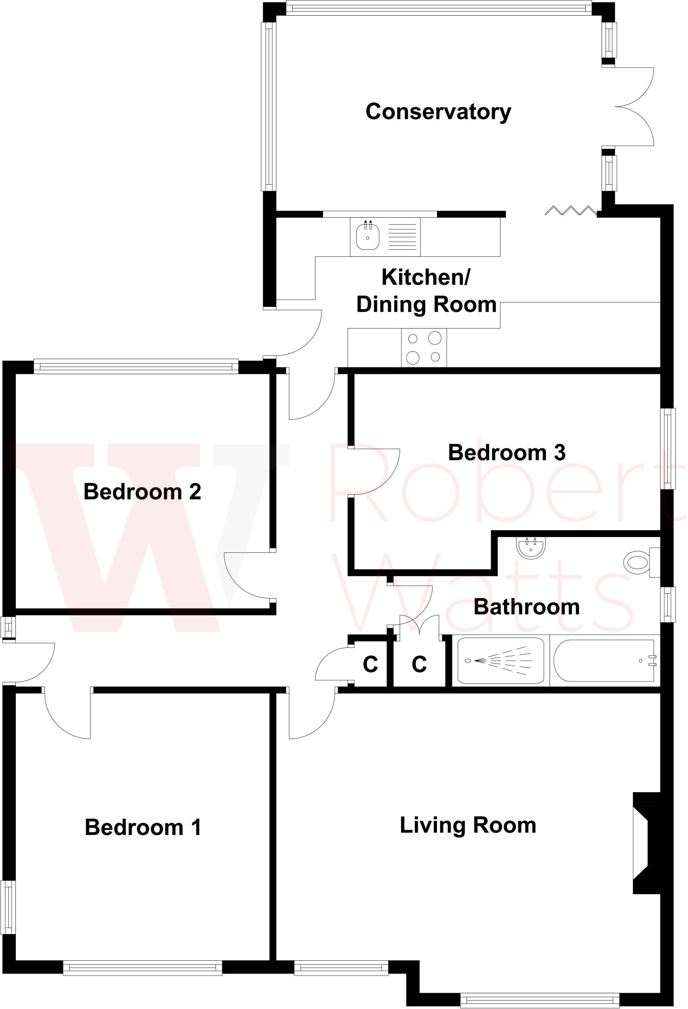 Highfield Road, Idle, Bradford, BD10 floorplan