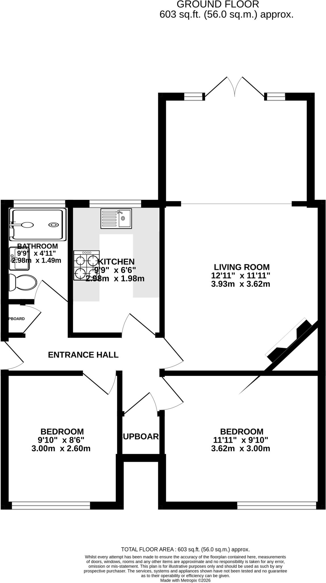 Meadow Close, London Colney, St. Albans, Hertfordshire, AL2 floorplan