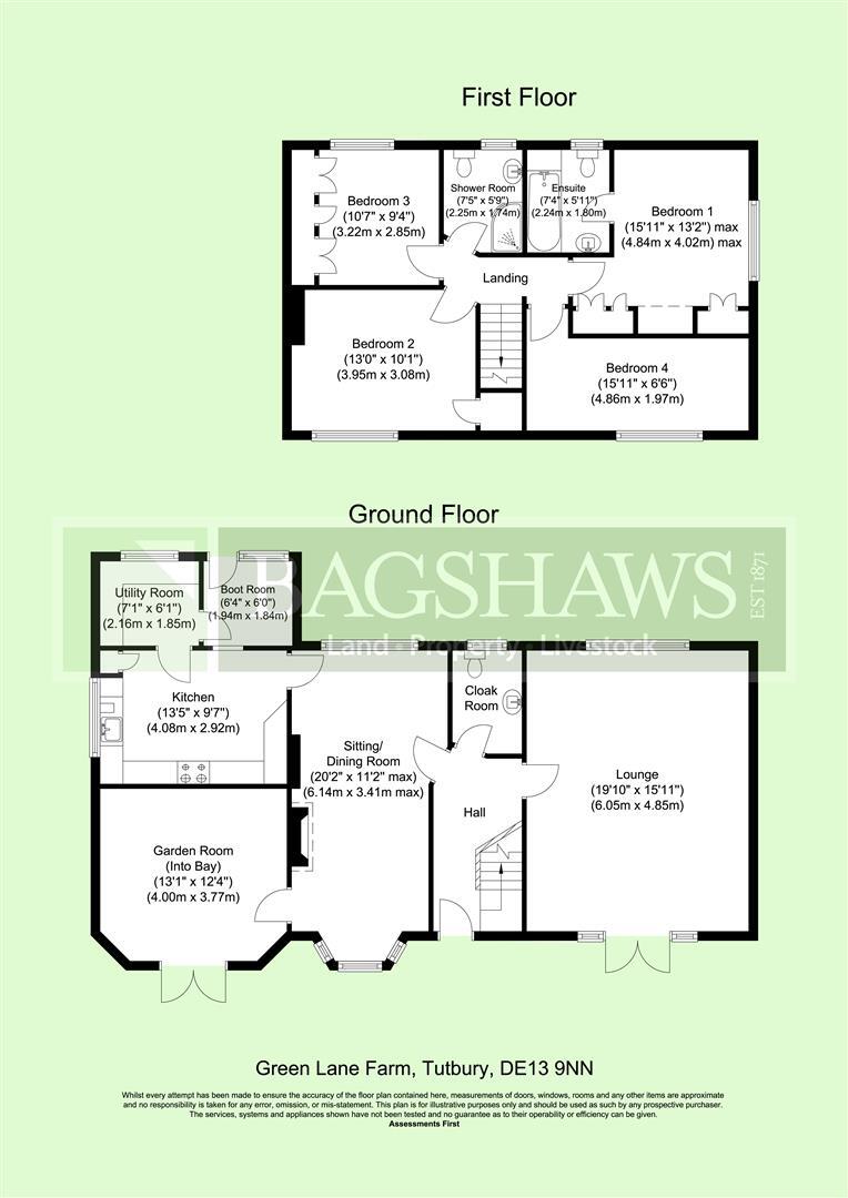 Green Lane House, Green Lane, Tutbury floorplan