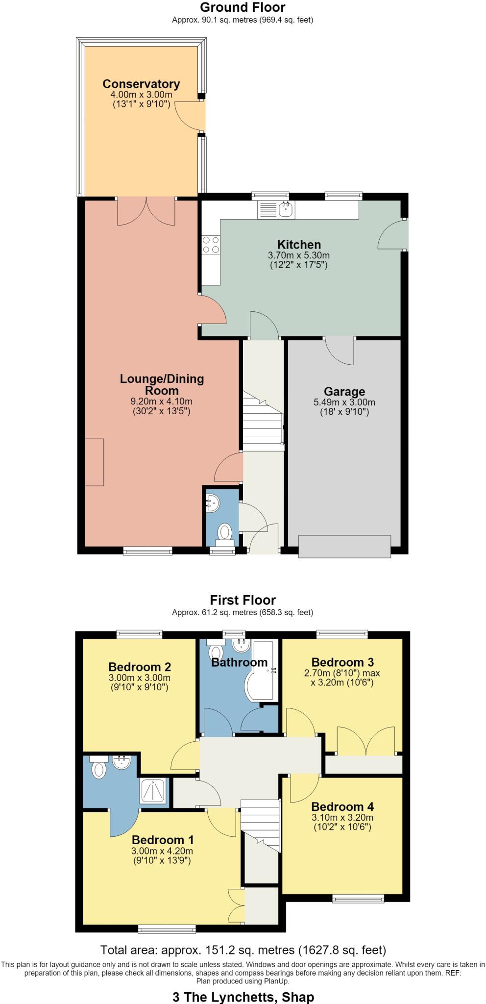 3 The Lynchetts, Shap, Penrith floorplan