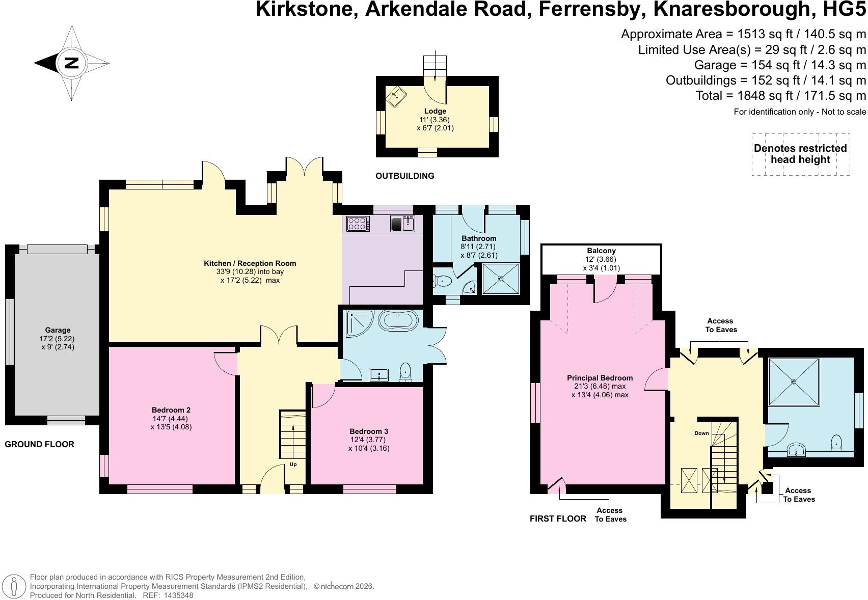 Arkendale Road, Ferrensby, Knaresborough, HG5 floorplan