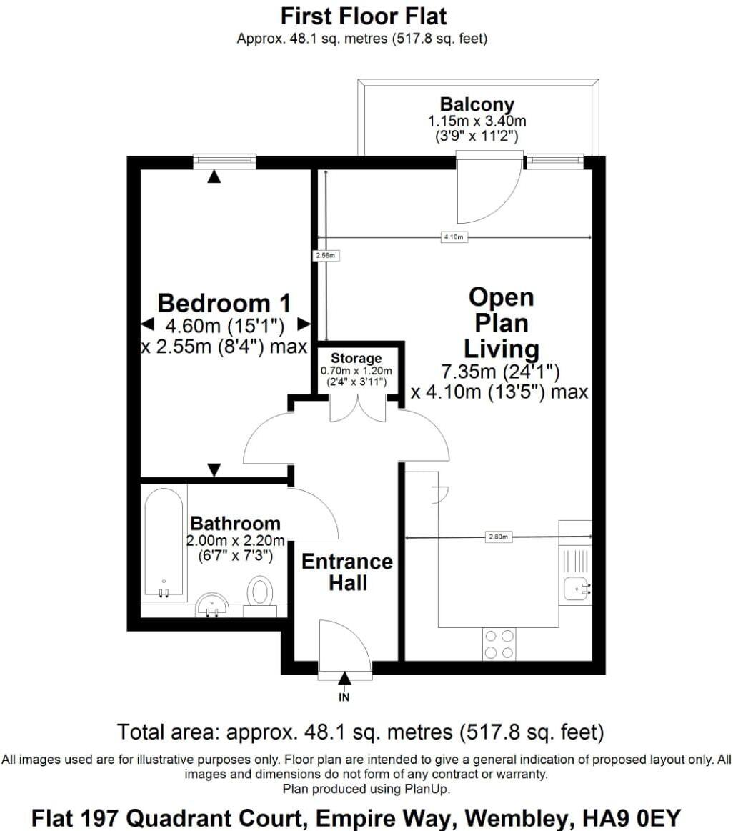 Empire Way,Wembley,HA9 0EY floorplan