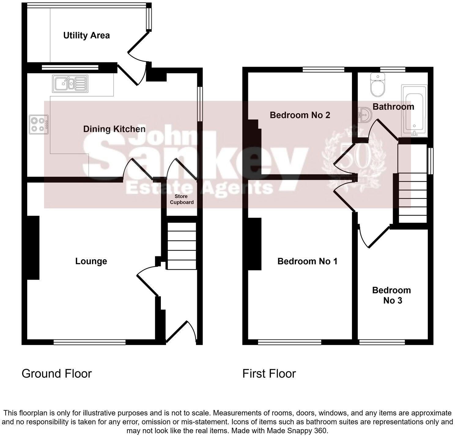 Somersall Street, Mansfield, NG19 floorplan