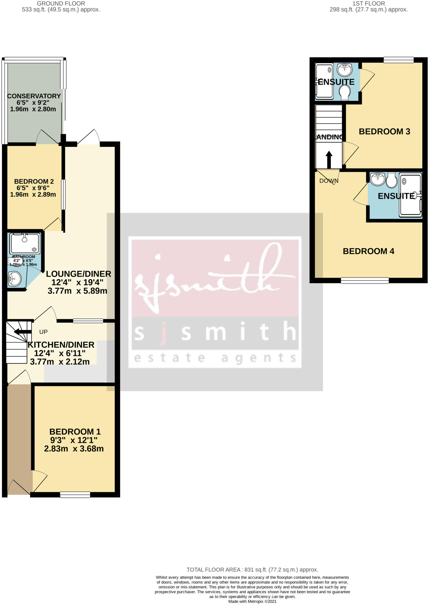 Mount pleasant cottages , Egham Hill floorplan