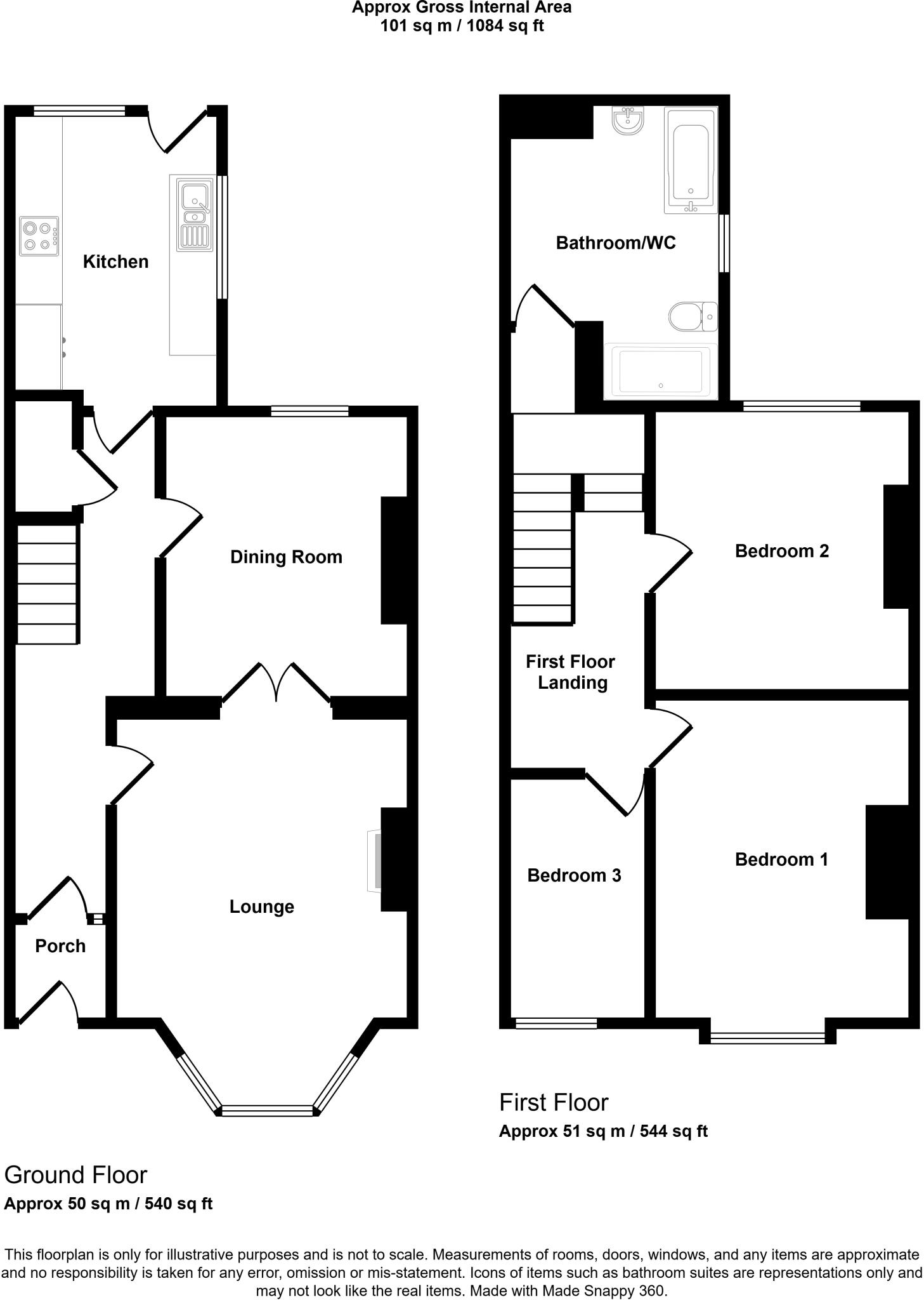 Denwick Terrace, Tynemouth, NE30 floorplan