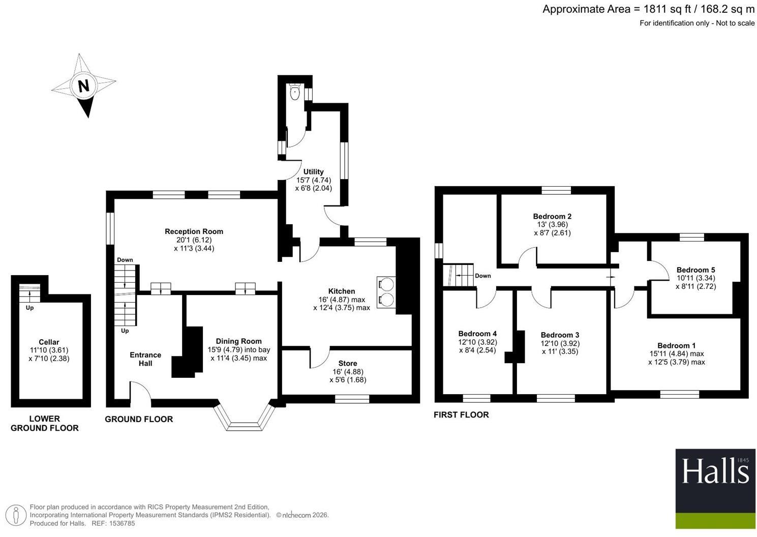 The Pools Farm House, Ellesmere Road, Wem, Shrewsbury, Shropshire, SY4 5TU floorplan