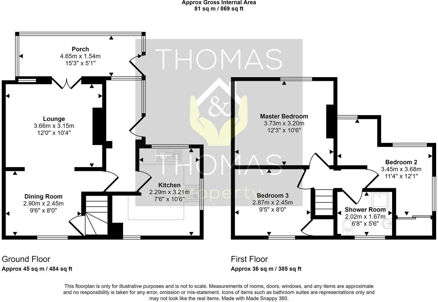 Hillview Cottages, Down Hatherley floorplan