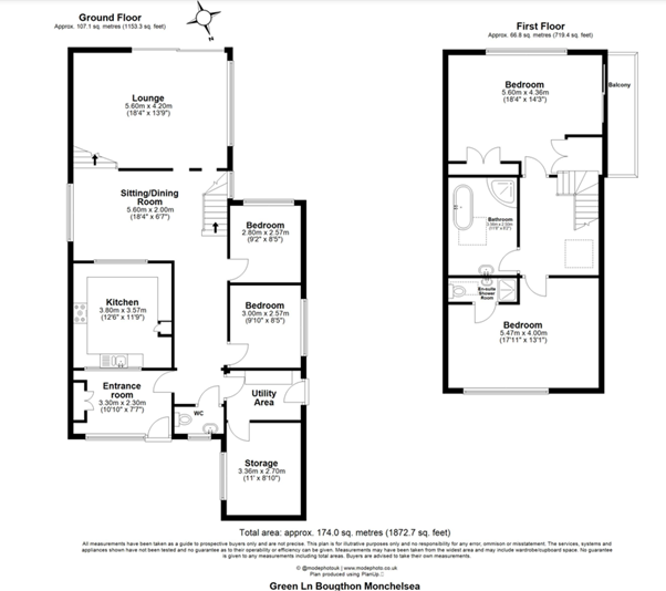 Green Lane, Maidstone, Kent, ME17 floorplan
