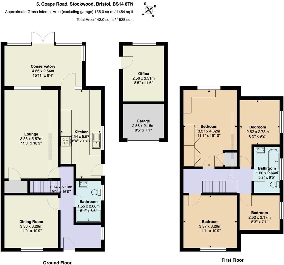 Coape Road , Stockwood , Bristol, BS14 8TN floorplan