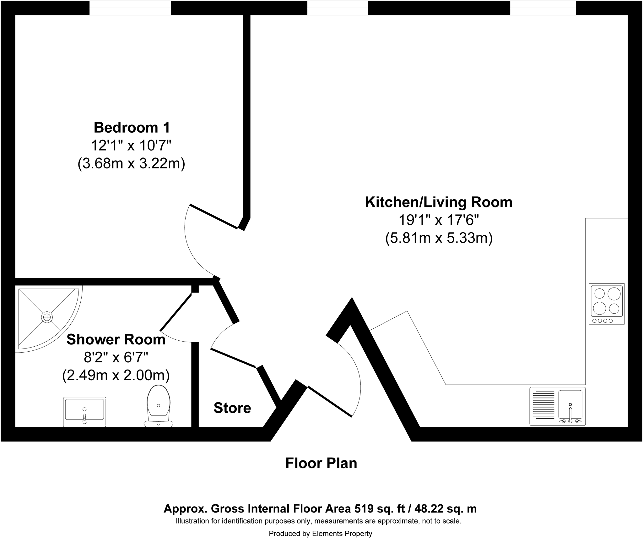 Heritage View, Lindley floorplan