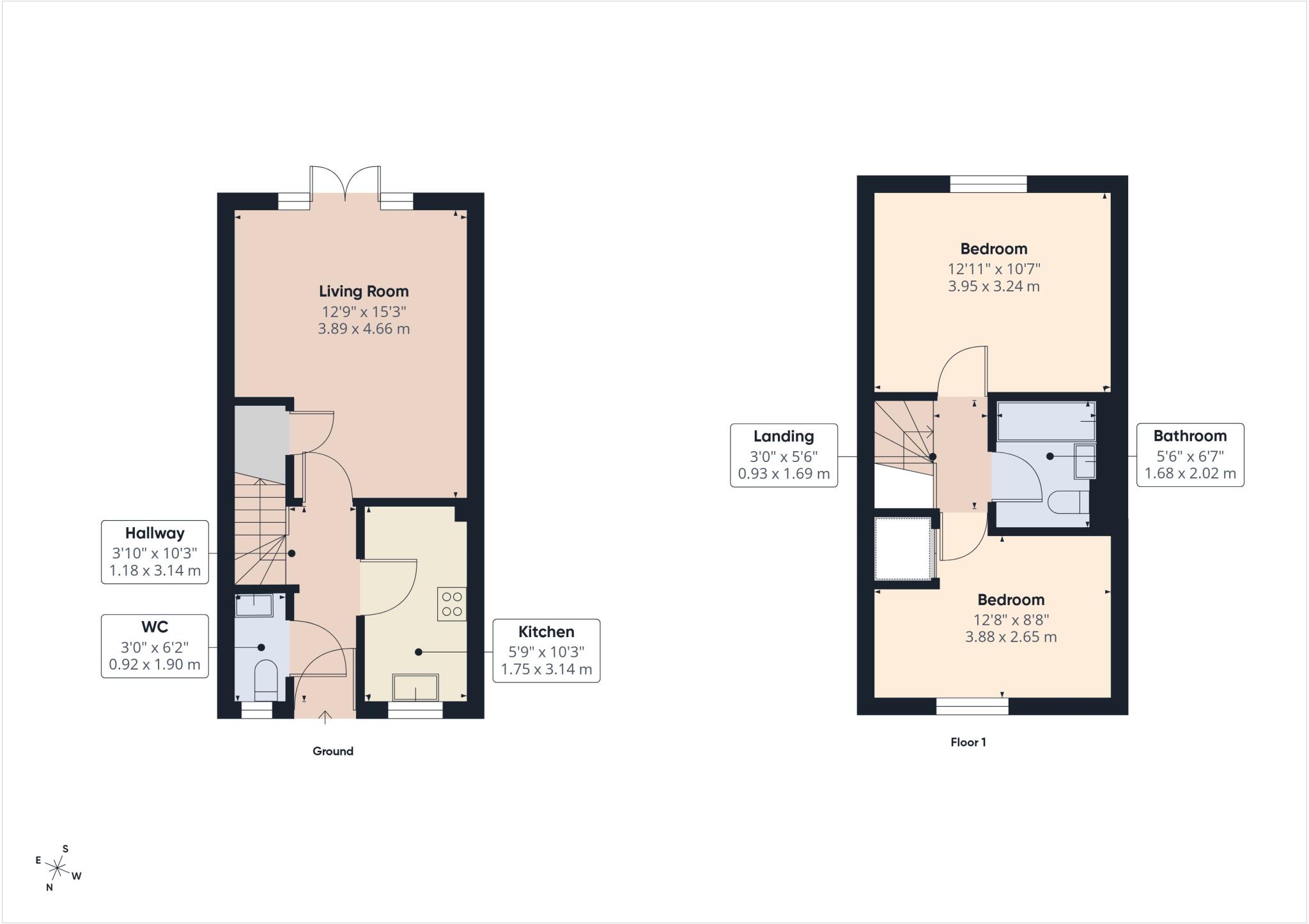 Massey Road, Tiverton, Devon, EX16 floorplan