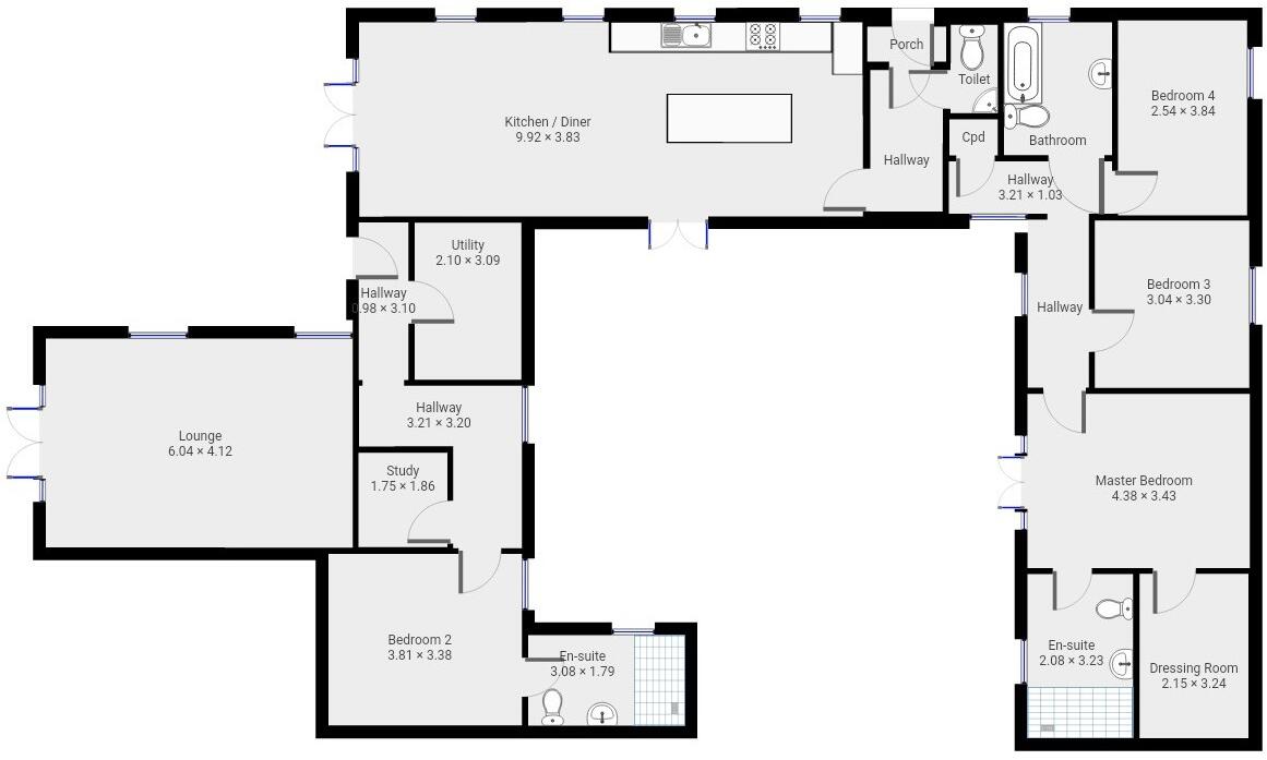 Pear Tree Barn, Back Lane, Asselby, DN14 7HD floorplan