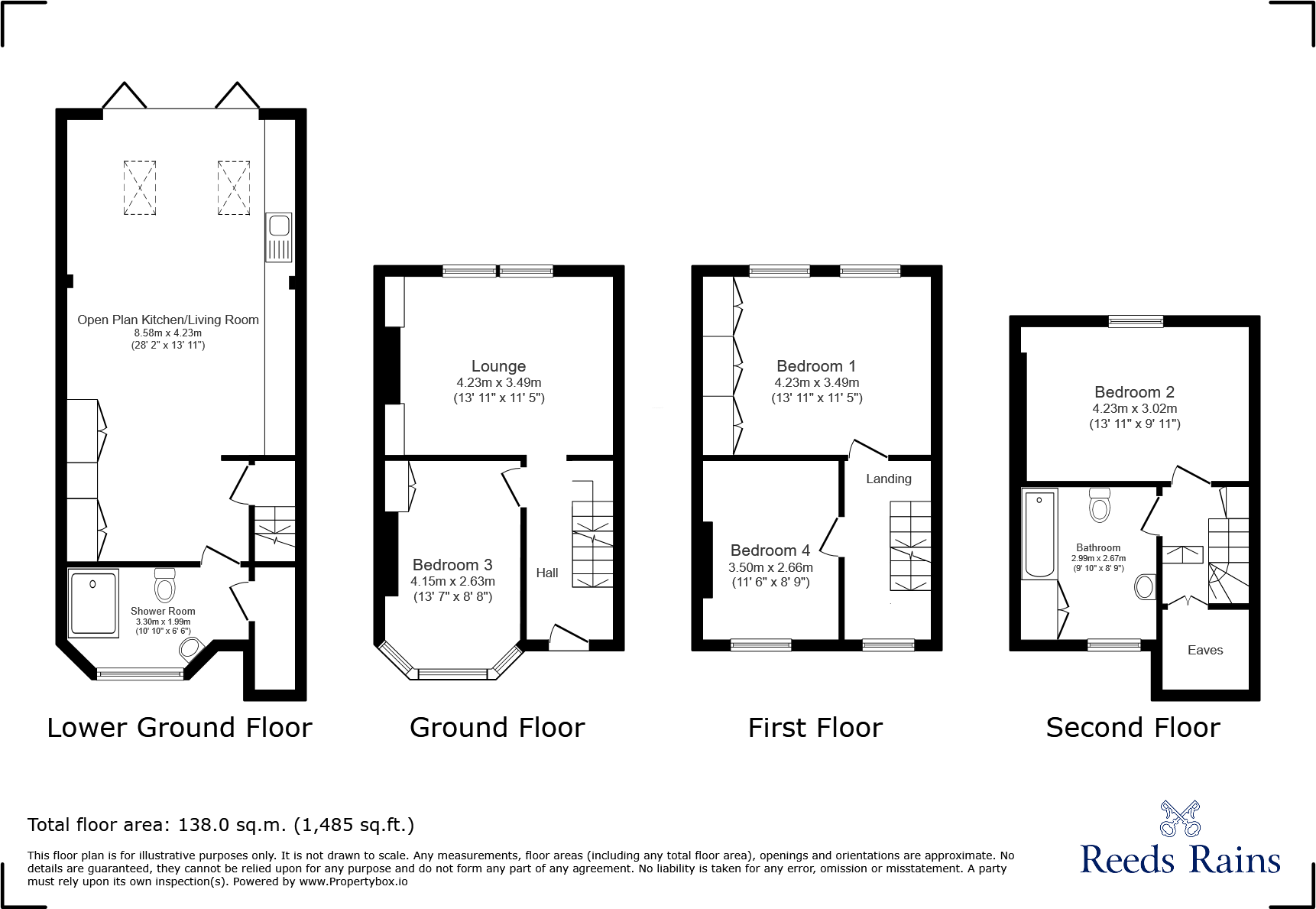 Knowles Hill Crescent, London, SE13 floorplan