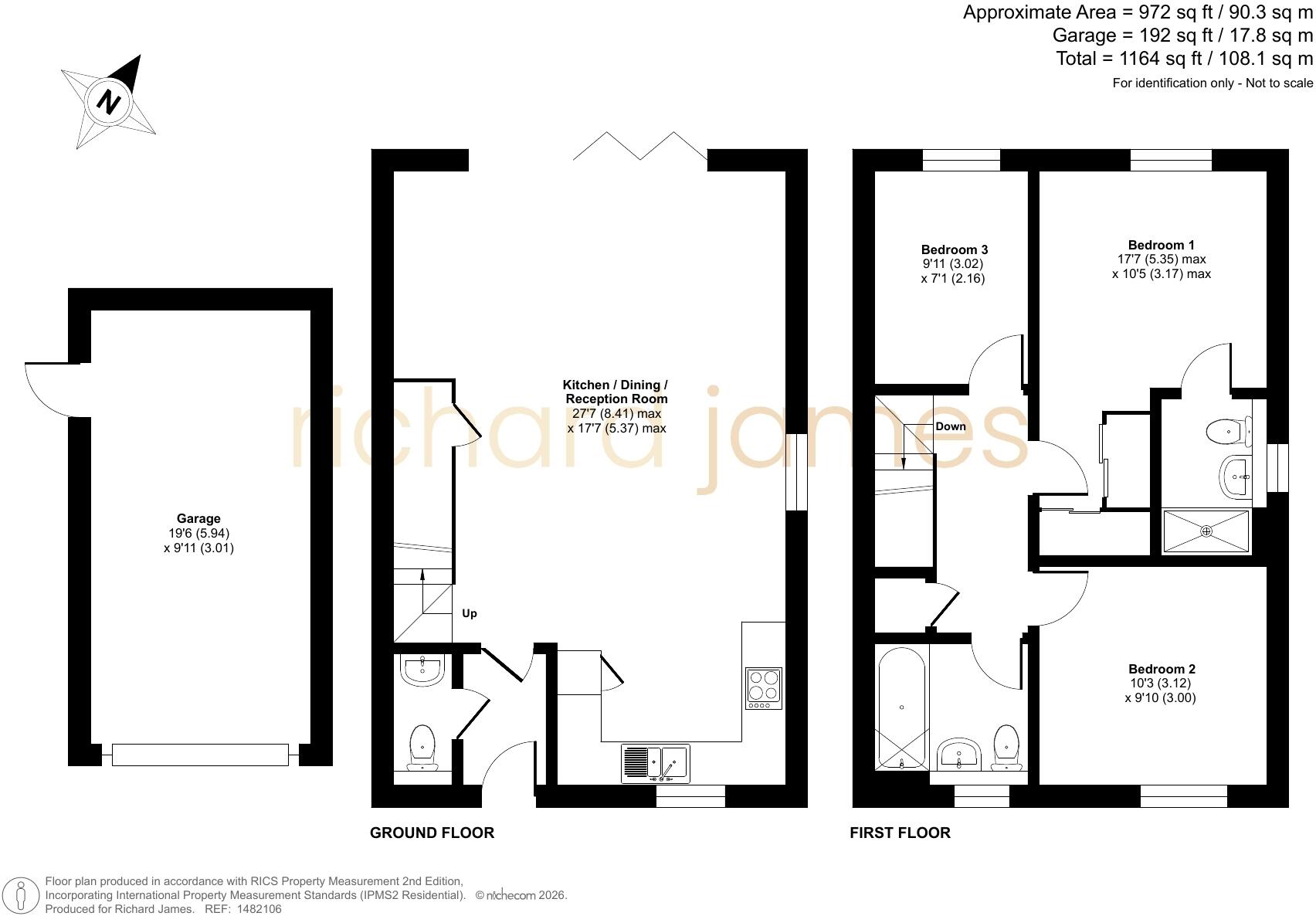 John Ruskin Road, Tadpole Garden Village, Swindon, SN25 floorplan
