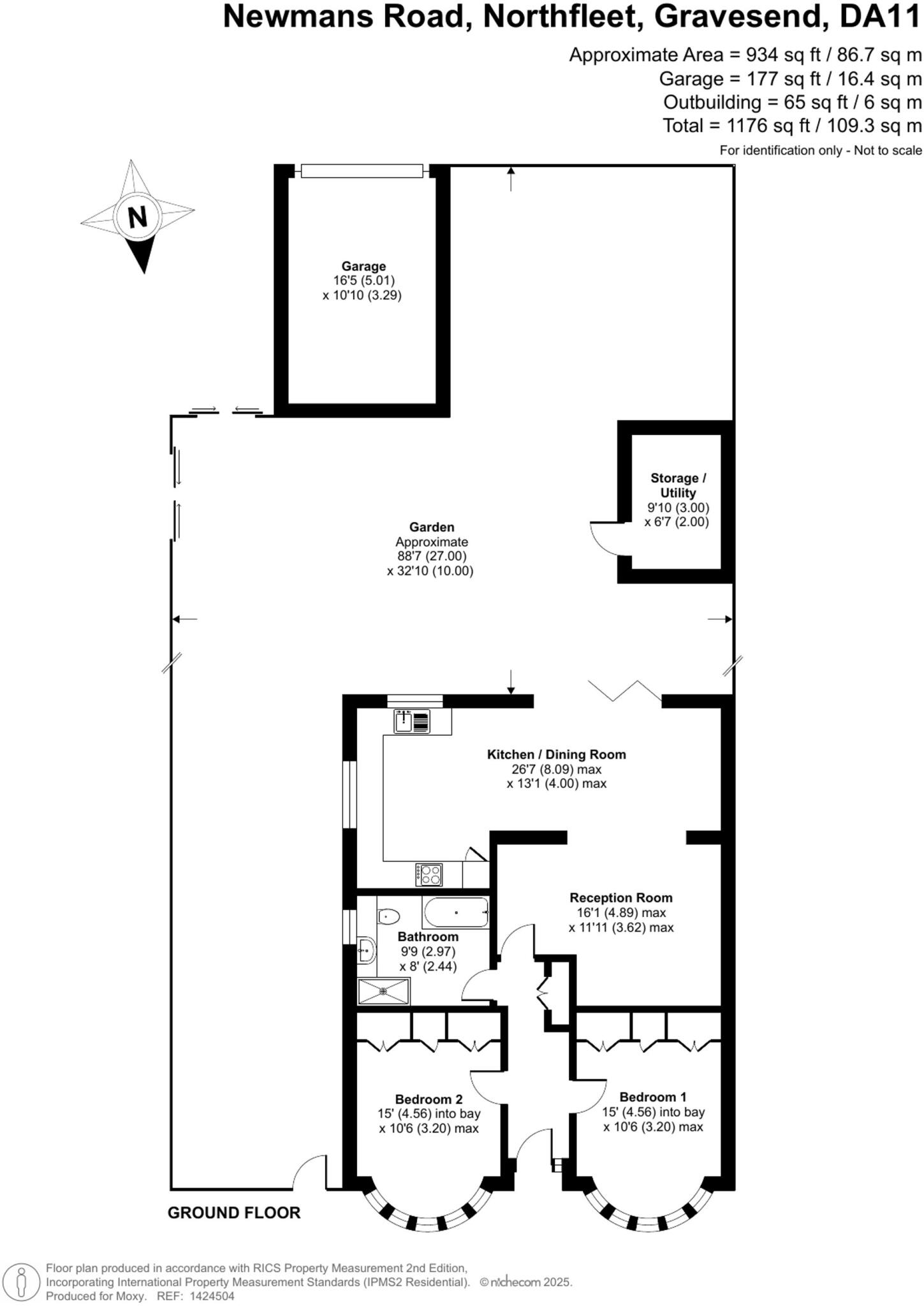 Newmans Road, Northfleet, Gravesend, Kent. DA11 floorplan