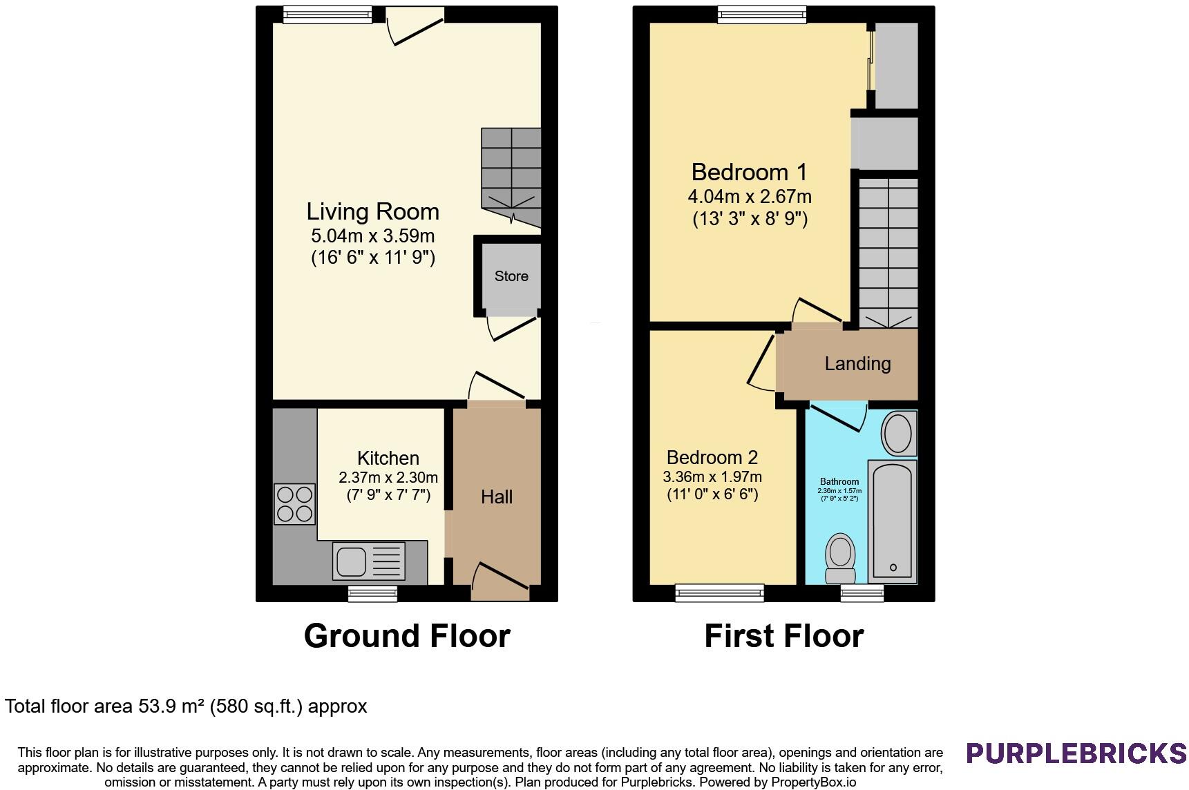 Hunts Road, Birmingham, B30 floorplan