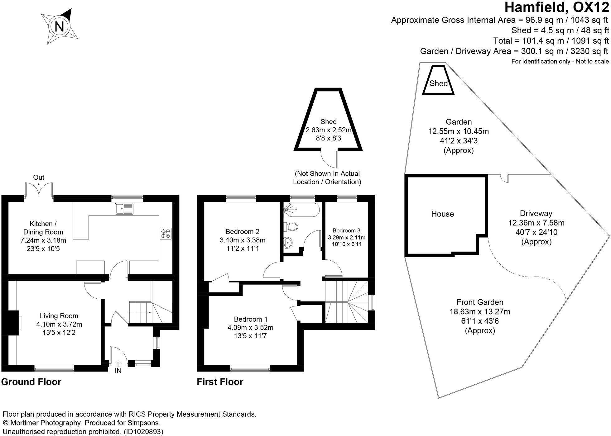 Hamfield, Wantage, OX12 floorplan