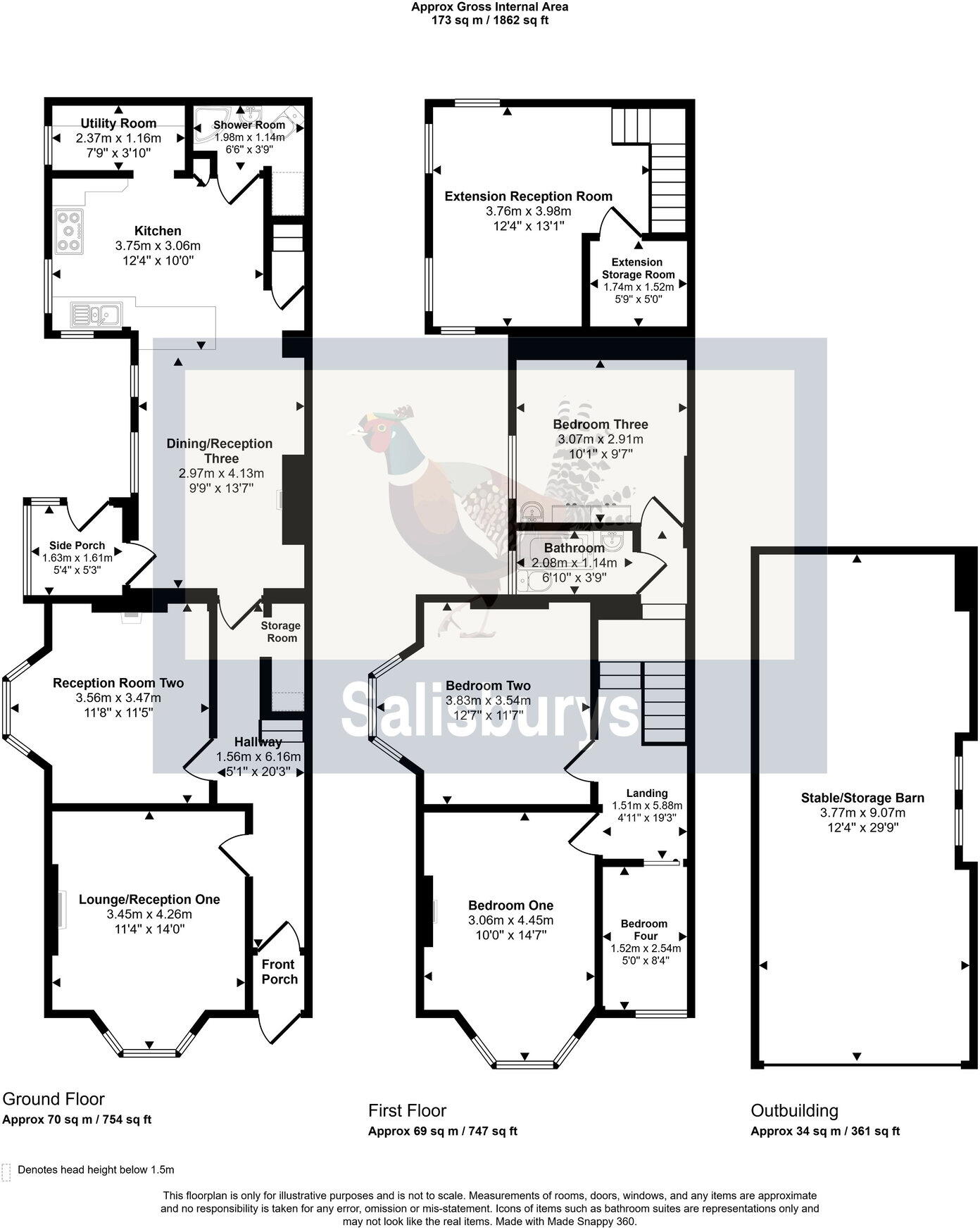 Warran Lane, Tavistock, PL19 floorplan