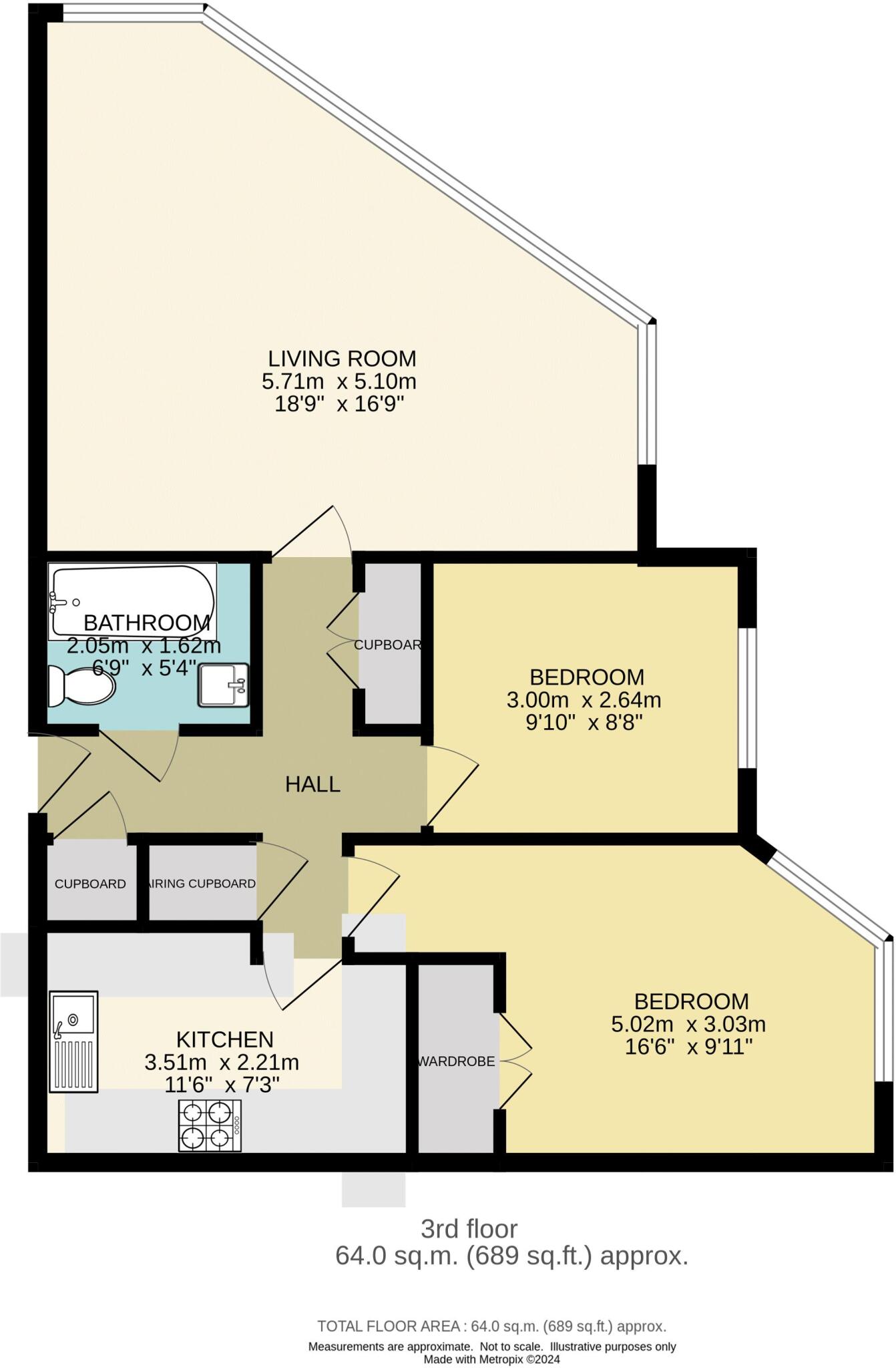Ashley Avenue, Epsom floorplan