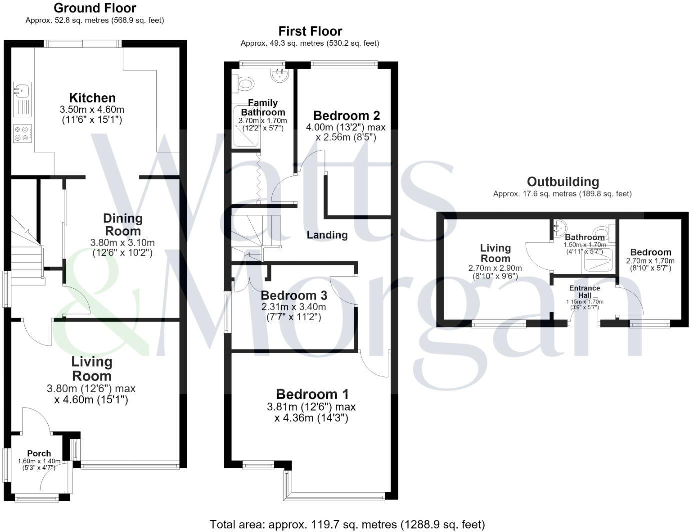 Garfield Avenue, Bridgend County Borough, CF31 1QA floorplan