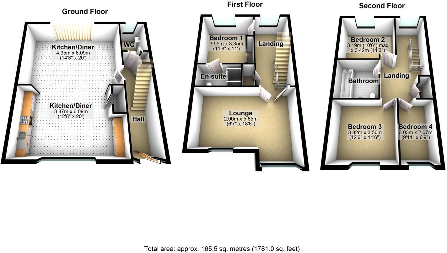 Bluebell Avenue, Garforth, Leeds floorplan