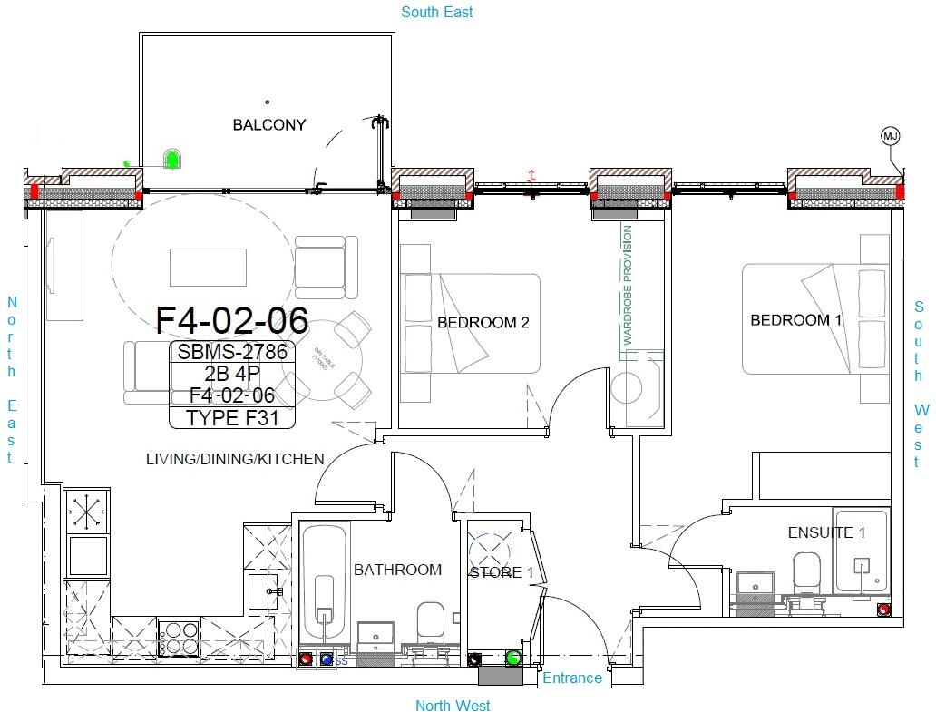 Florence House ,Colindale floorplan