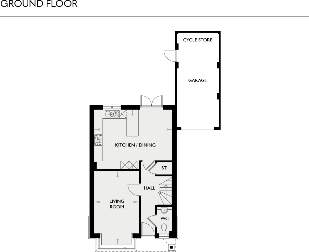 Ford Road, 
Arundel, 
BN18 9EX floorplan