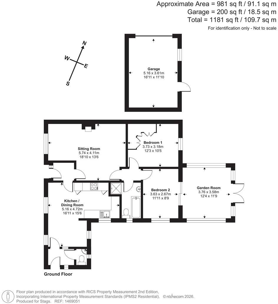 21, Fox Close, Bridport floorplan