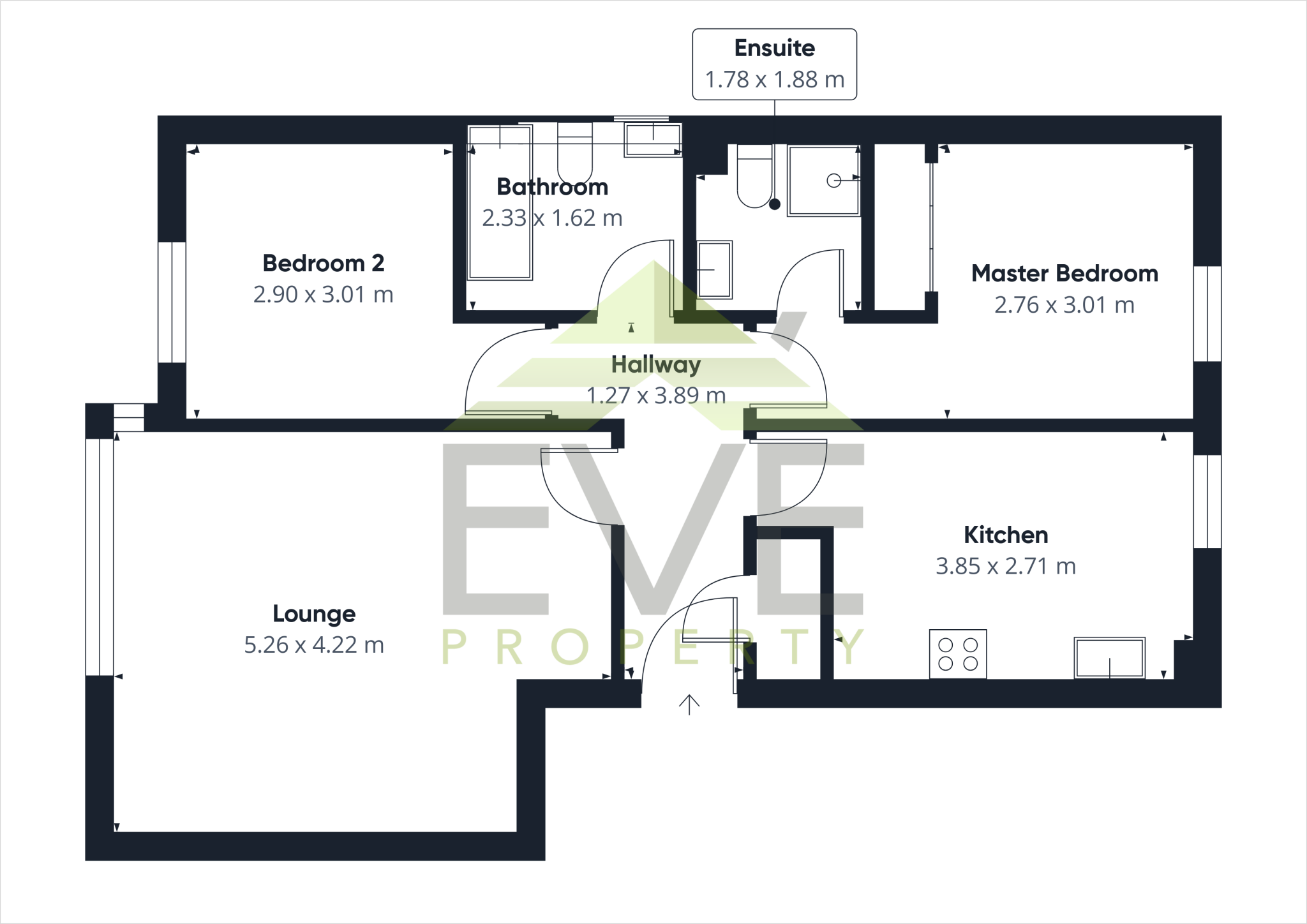 Caledonia Street, Clydebank floorplan