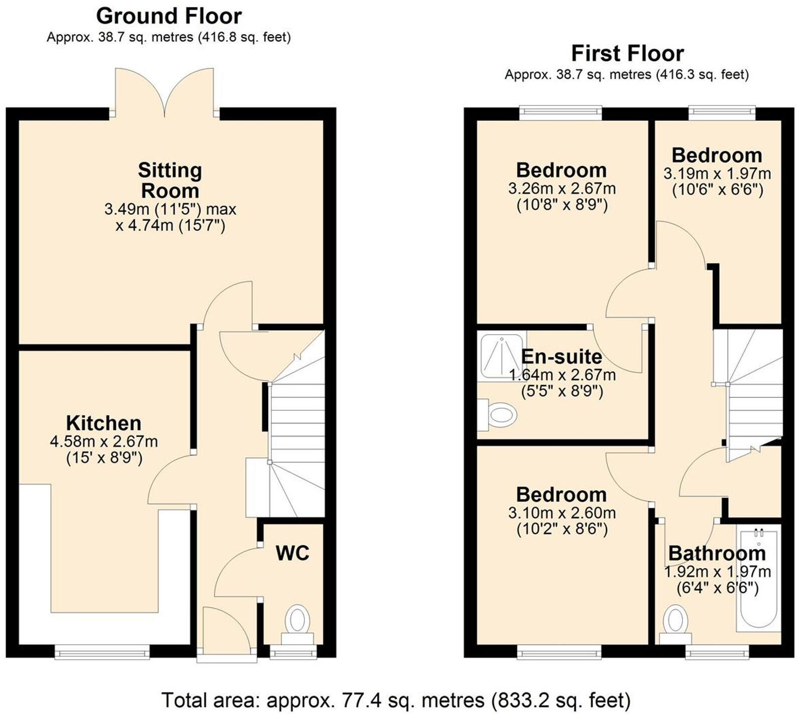 St. Gabriels Close, Leigh, WN7 floorplan