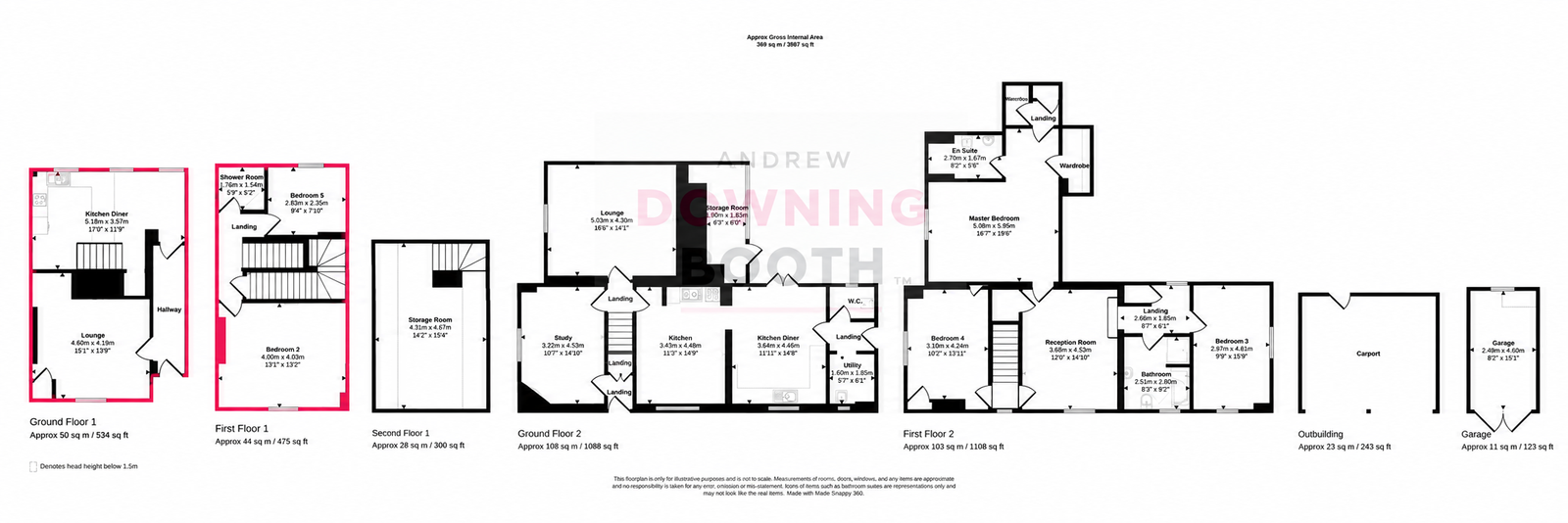The Rookery, Bond End, Yoxall, Burton-On-Trent, DE13 8NH floorplan