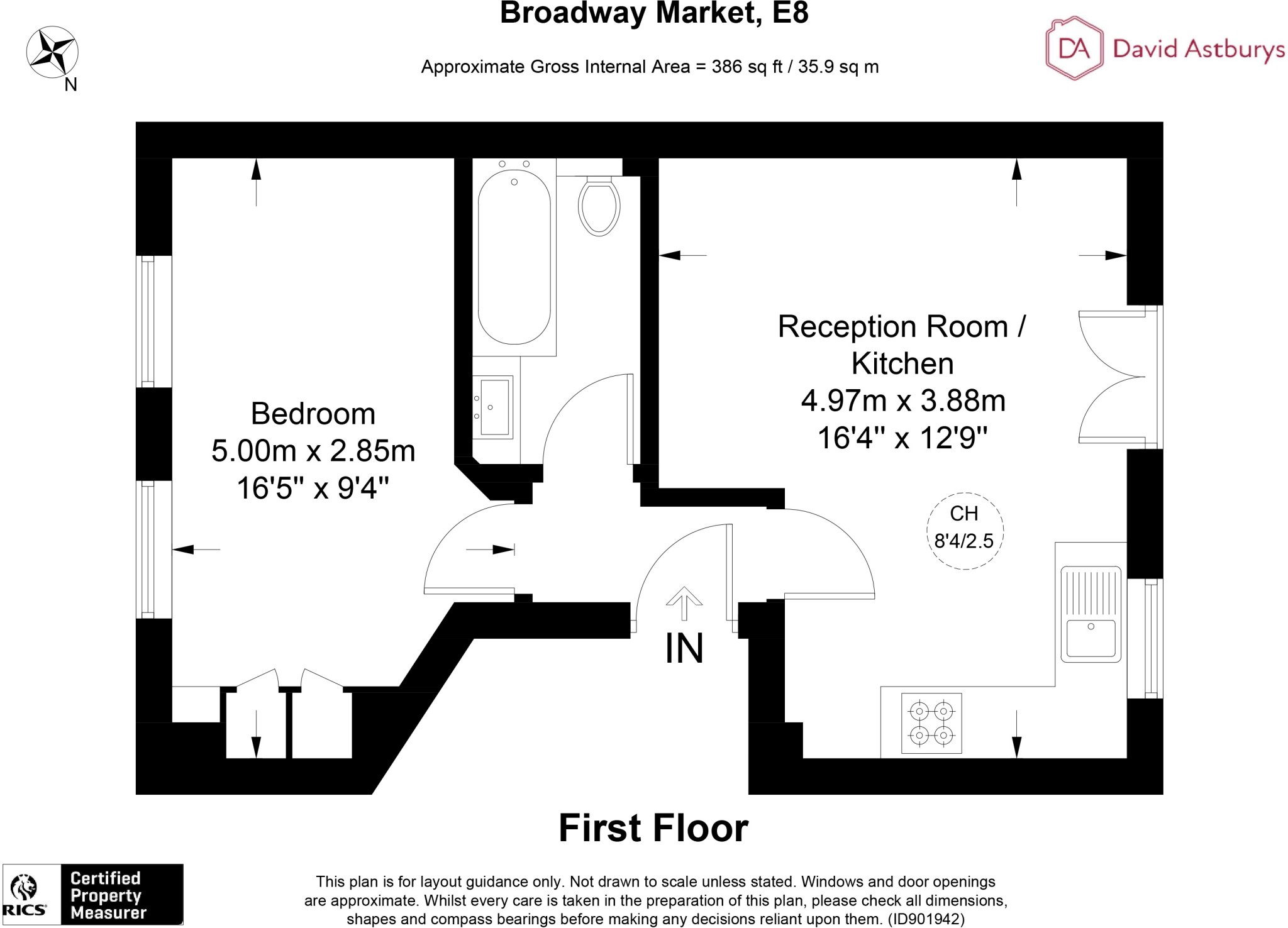 Broadway Market, Hackney, London floorplan