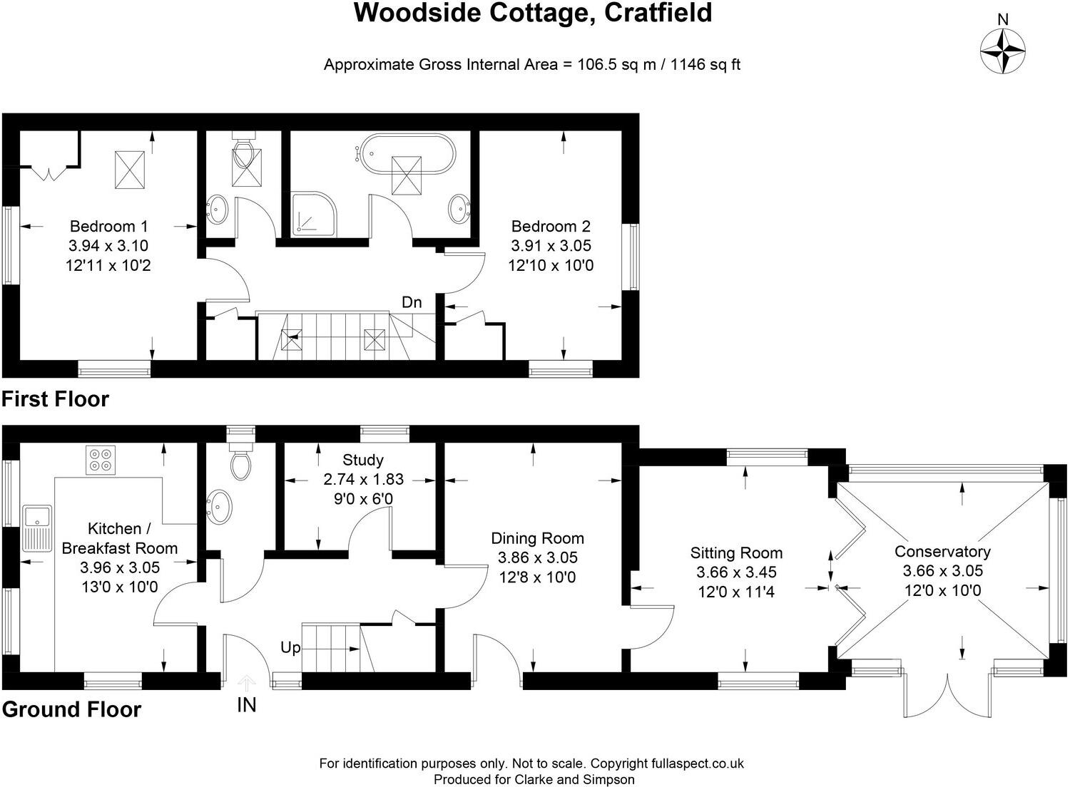 Cratfield, Nr Halesworth, Suffolk floorplan
