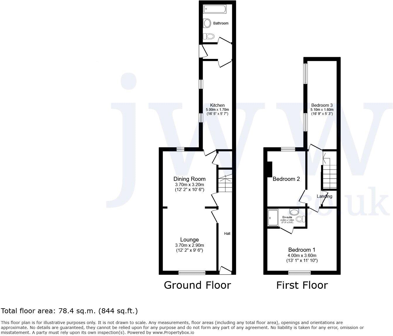Seymour Street, Bishop Auckland, County Durham, DL14 floorplan