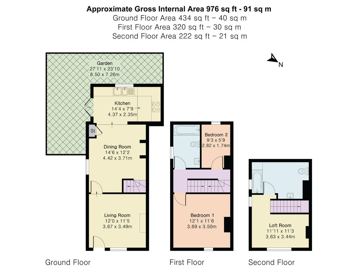 St. Nicholas Place, East Challow, OX12 floorplan
